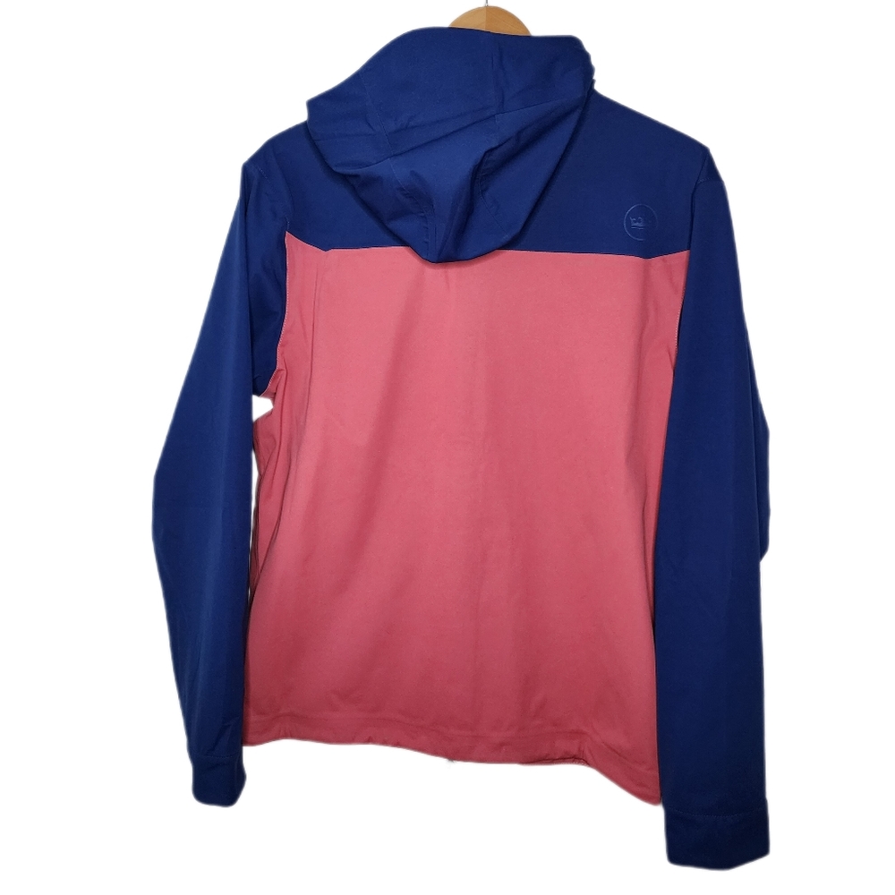 Peter Millar Crown Sport Mens Medium Cape Red / Sport Navy Hyperlight 3L Link Ja - Picture 3 of 8